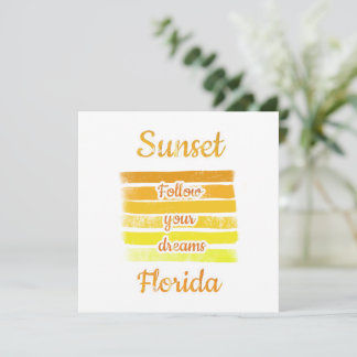 Coucher de soleil mignon en Floride