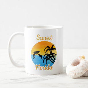 Coucher de soleil mignon en Floride Mug café