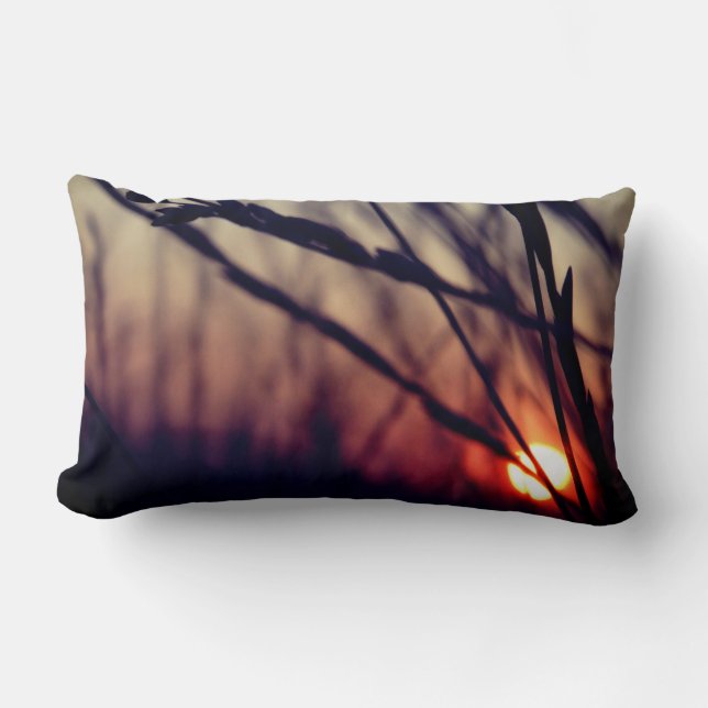 Coucher de soleil Nature Lumbar Coussin 33 cm x 53 (Recto)