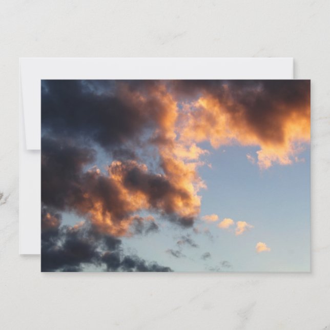 Coucher de soleil nuageux (Devant)