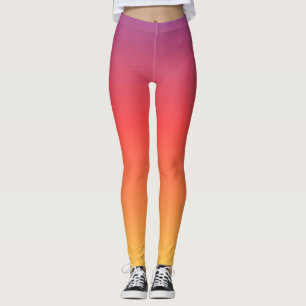 Coucher de soleil Ombre Art Leggings