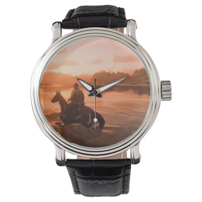 Coucher de soleil ouest sauvage pour montres (devant)