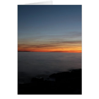 coucher de soleil par lac, Kingston, Ontario, Cana