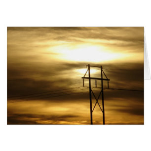 Coucher de soleil puissant