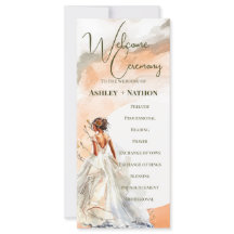 Coucher de soleil rustique Orange Boho Cérémonie M