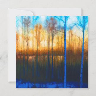 Coucher de soleil Siljan d'hiver