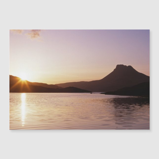 Coucher de soleil Stac Pollaidh Écosse (Devant)