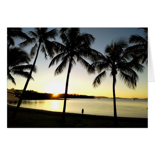 Coucher de soleil sur Airlie Beach, QLD, Australie (Devant horizontal)