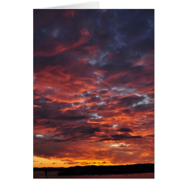 Coucher de soleil sur Auckland (Devant)