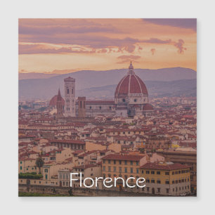 Coucher de soleil sur Florence, Italie Magnet