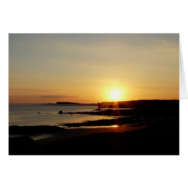 Coucher de soleil sur Galway Bay (Devant horizontal)