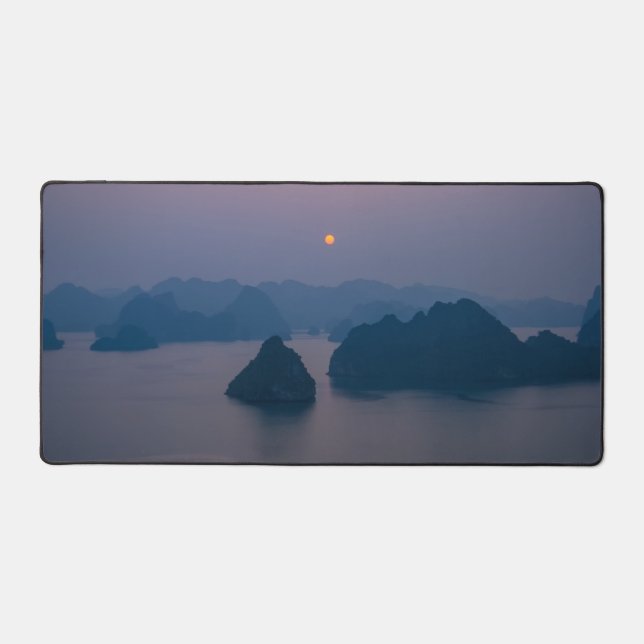Coucher de soleil sur Halong Bay - Vietnam, Asie (Recto)