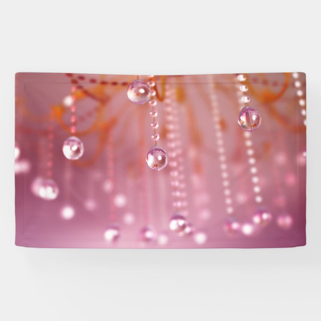 Coucher de soleil sur la bannière Crystal (Horizontal)