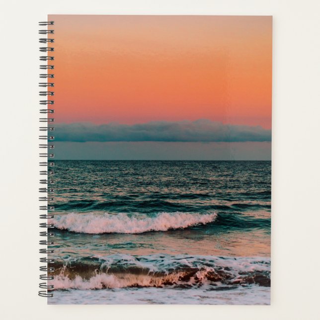 coucher de soleil sur la mer (Devant)