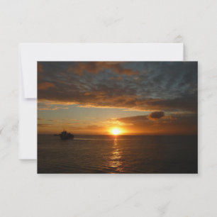 Coucher de soleil sur la mer II