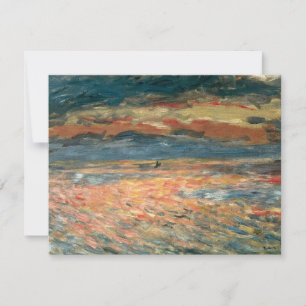 Coucher de soleil sur la mer par Pierre Renoir, Be