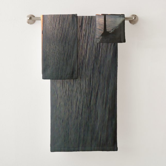 Coucher de soleil sur la plage (En situation)