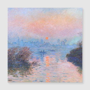 Coucher de soleil sur la Seine Claude Monet