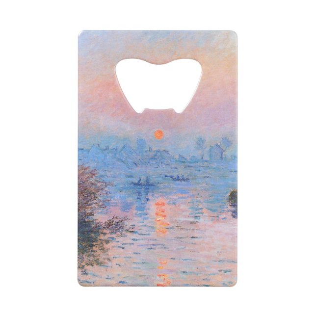 Coucher de soleil sur la Seine Claude Monet (Devant)