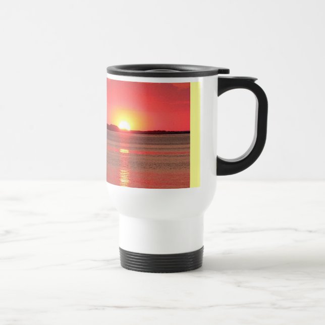 Coucher de soleil sur la tasse d'eau (Droite)