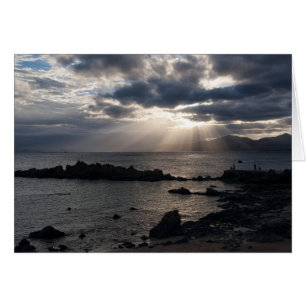 Coucher de soleil sur Lanzarote