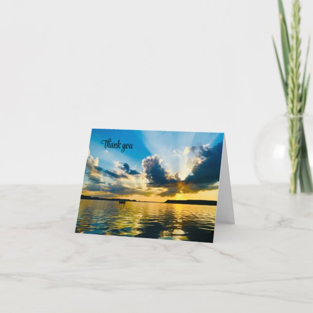 Coucher de soleil sur le Merci vide (Devant)