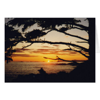 Coucher de soleil sur le Pacifique