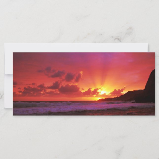 Coucher de soleil sur l'île (Devant)