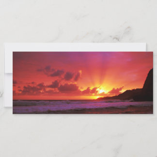 Coucher de soleil sur l'île