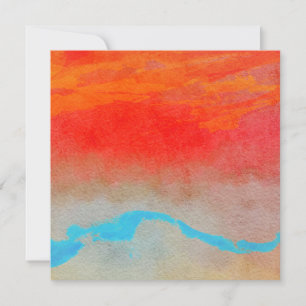 Coucher de soleil sur l'océan Abstrait