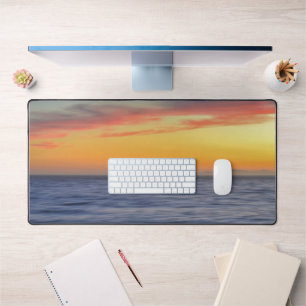 Coucher de soleil sur l'Ocean Beach Style Desk Mat