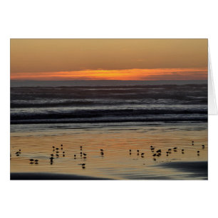 Coucher de soleil sur l'océan Pacifique