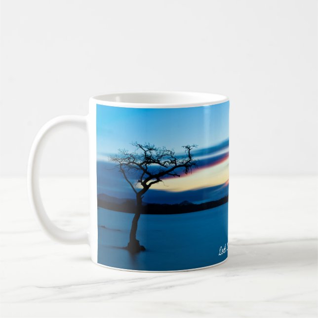 Coucher de soleil sur Loch Lomond, Scotland Mug (Gauche)