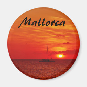 Coucher de soleil sur Majorque - Magnet souvenir