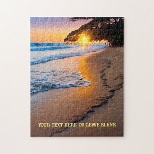 Coucher de soleil sur mesure Jigsaw Puzzle Waterco