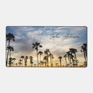Coucher de soleil sur palmier personnalisé