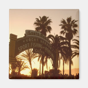 Coucher de soleil sur Père Noël Monica Magnet