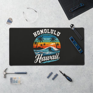 Coucher de soleil surf Honolulu Hawaï