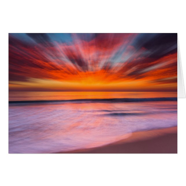 Coucher de soleil Tamarack Beach | Carlsbad, CA (Devant horizontal)