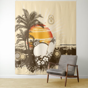 Coucher de soleil - Tapisserie