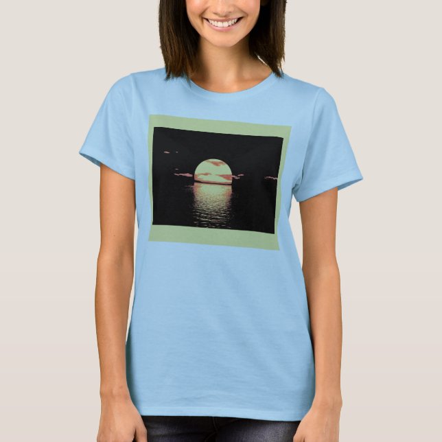 Coucher de soleil vintage - T-shirt (Devant)