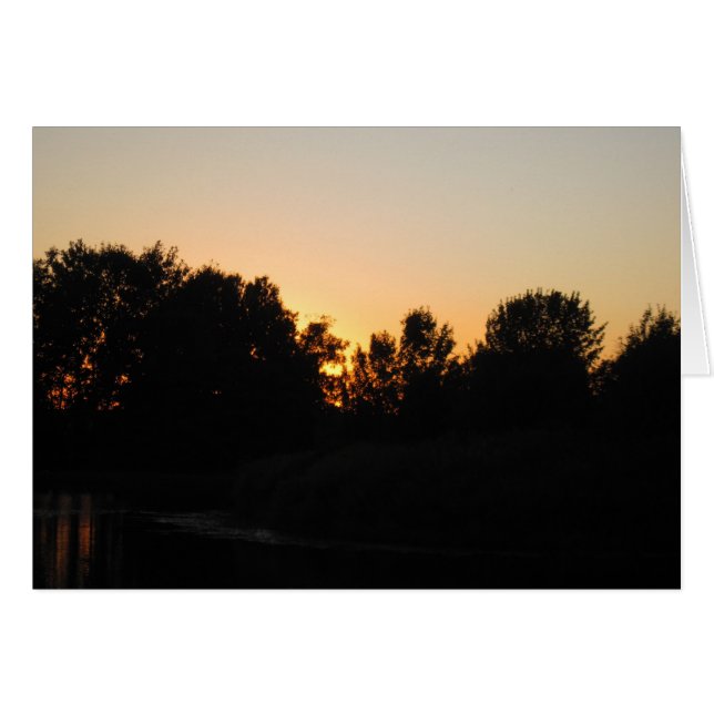 Coucher du soleil (Devant horizontal)