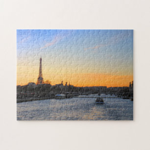 Coucher du soleil à Paris - puzzle