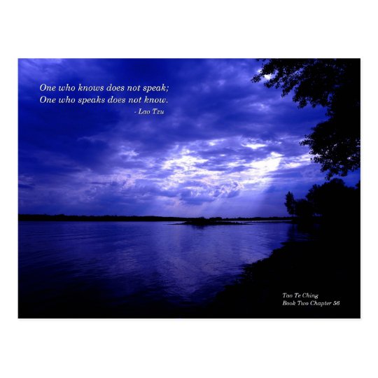 Coucher Du Soleil Bleu Carte Postale De Citation Zazzle Fr