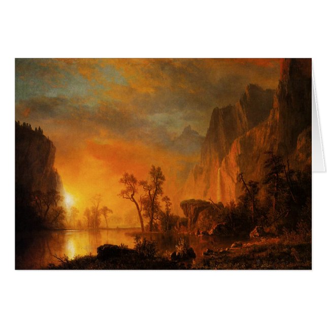 Coucher du soleil dans les Rocheuses (Devant horizontal)