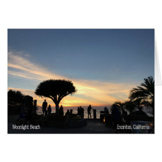 Coucher du soleil de la Californie au-dessus de