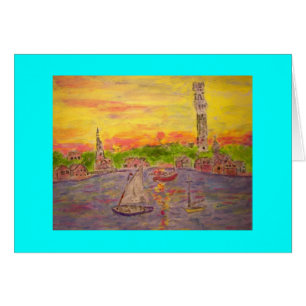 coucher du soleil de la nouvelle-angleterre