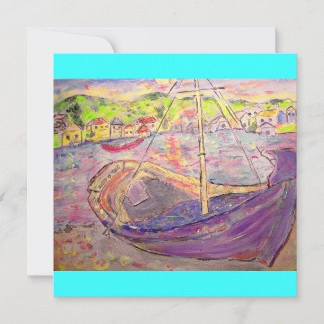 coucher du soleil du village grec (Devant)