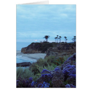 Coucher du soleil la Californie du sud de Laguna