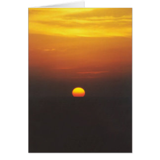 Coucher du soleil - la mer Méditerranée